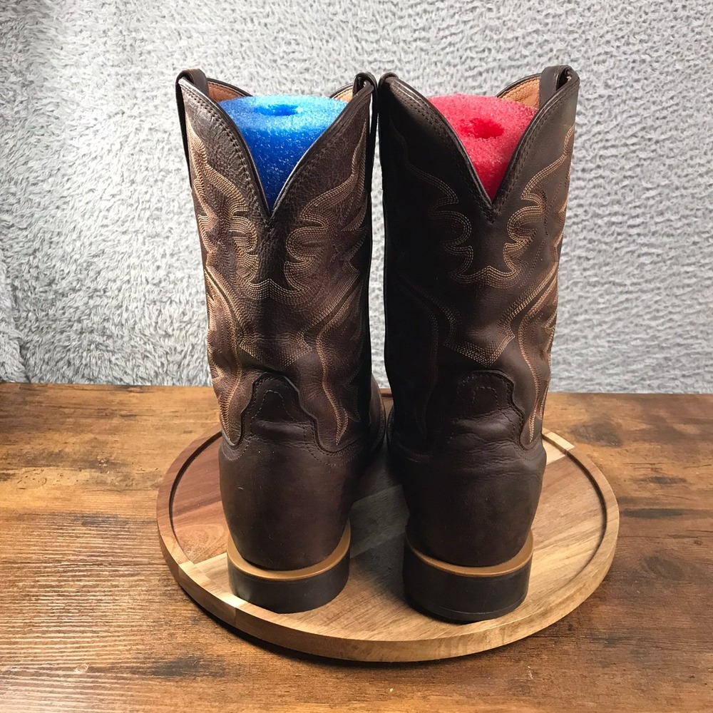 Twisted X Western Boots Mens 10.5D Dark Brown Leather Cowboy Rodeo *FLAW* - Picture 11 of 16
